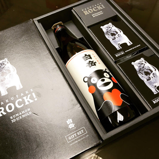 特選 - 高橋白岳 本格米燒酎 熊本熊3D製冰器 禮盒裝 - Chillax.hk