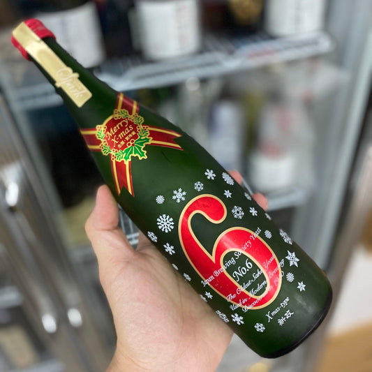 日本清酒 - 新政 No.6 2019 Xmas-Type Sparkling 純米大吟釀 (年度限定) 720ml - Chillax.hk